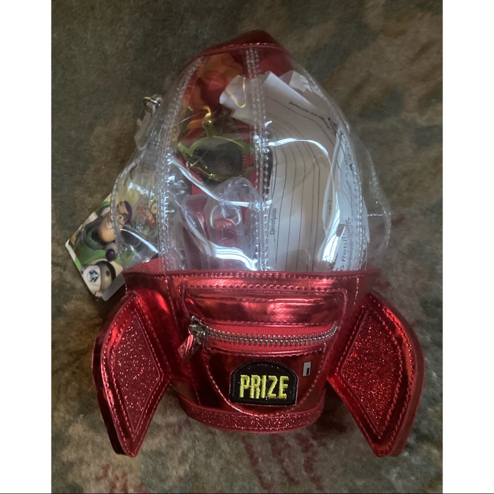 Toy Story clear Pizza Planet spaceship claw machine crossbody bag - Picture 2 of 2